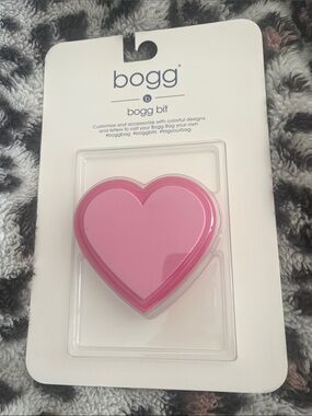 BOGG BAG Pink Heart Bogg Bit Accessory